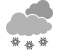 Faible neige intermittente