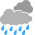 Pluie parfois forte